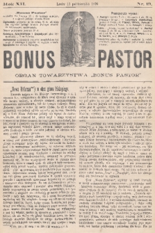 Bonus Pastor / organ Towarzystwa „Bonus Pastor”. R. 12, 1890, nr 19