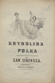 Krynolina polka : skomponowana na fortepian