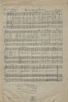 Śpiew ułanów 2 pułku (z r. 1831) : mel. ludowa