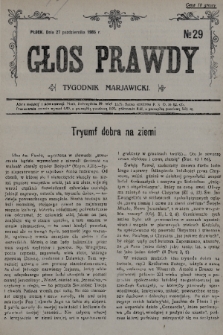 Głos Prawdy : tygodnik maryawicki. 1935, nr 29