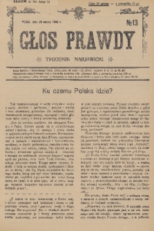 Głos Prawdy : tygodnik maryawicki. 1936, nr 13