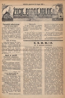 Życie Parafjalne : parafja Przen. Trójcy w Będzinie. 1938, nr 8