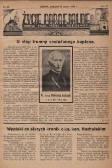 Życie Parafjalne : parafja Przen. Trójcy w Będzinie. 1938, nr 13