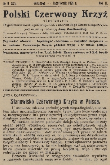Polski Czerwony Krzyż : miesięcznik : organ Warszawskiego Okręgu-Oddziału Polskiego Czerwonego Krzyża. 1926, nr 8
