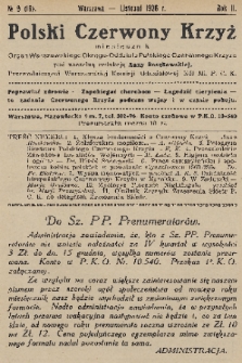 Polski Czerwony Krzyż : miesięcznik : organ Warszawskiego Okręgu-Oddziału Polskiego Czerwonego Krzyża. 1926, nr 9