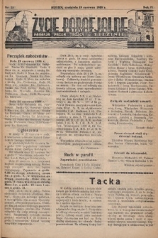 Życie Parafjalne : parafja Przen. Trójcy w Będzinie. 1938, nr 25