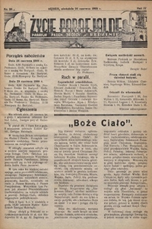 Życie Parafjalne : parafja Przen. Trójcy w Będzinie. 1938, nr 26
