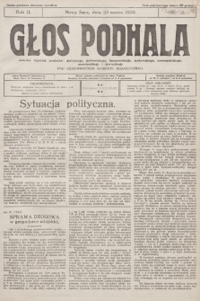 Głos Podhala : aktualny tygodnik powiatów: gorlickiego, grybowskiego, limanowskiego, makowskiego, nowosądeckiego, nowotarskiego i żywieckiego. 1930, nr 13