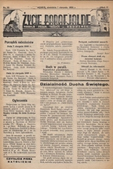 Życie Parafjalne : parafja Przen. Trójcy w Będzinie. 1938, nr 32