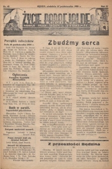Życie Parafjalne : parafja Przen. Trójcy w Będzinie. 1938, nr 42