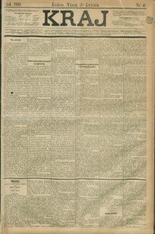 Kraj. 1869, nr 41 (20 kwietnia)