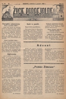 Życie Parafjalne : parafja Przen. Trójcy w Będzinie. 1938, nr 49