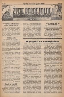 Życie Parafjalne : parafja Przen. Trójcy w Będzinie. 1938, nr 50