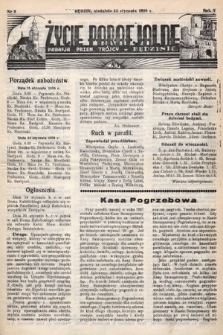 Życie Parafjalne : parafja Przen. Trójcy w Będzinie. 1939, nr 3