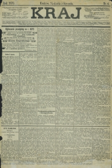 Kraj. 1870, nr 6 (9 stycznia)