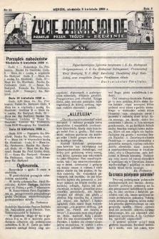 Życie Parafjalne : parafja Przen. Trójcy w Będzinie. 1939, nr 15