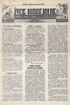 Życie Parafjalne : parafja Przen. Trójcy w Będzinie. 1939, nr 21