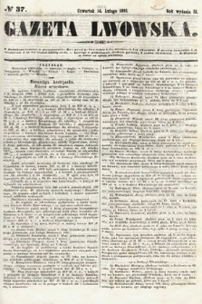 Gazeta Lwowska. 1861, nr 37