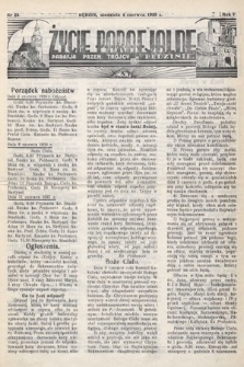 Życie Parafjalne : parafja Przen. Trójcy w Będzinie. 1939, nr 23