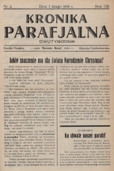 Kronika Parafjalna : dwutygodnik. 1935, nr 3