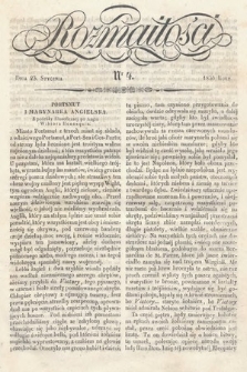 Rozmaitości : pismo dodatkowe do Gazety Lwowskiej. 1836, nr 4