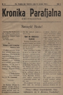 Kronika Parafjalna : dwutygodnik. 1929, nr 2