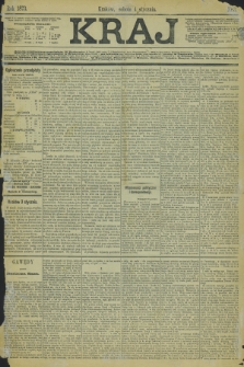 Kraj. 1873, nr 3 (4 stycznia)