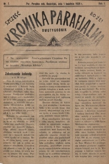 Kronika Parafjalna : dwutygodnik. 1929, nr 7