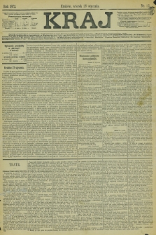 Kraj. 1873, nr 22 (28 stycznia)