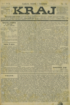 Kraj. 1873, nr 75 (1 kwietnia)