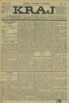 Kraj. 1873, nr 77 (3 kwietnia)