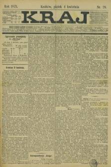 Kraj. 1873, nr 78 (4 kwietnia)