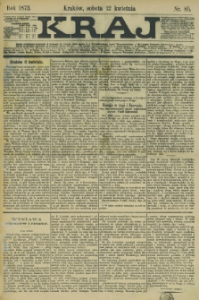 Kraj. 1873, nr 85 (12 kwietnia)