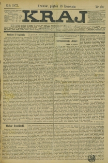 Kraj. 1873, nr 89 (18 kwietnia)