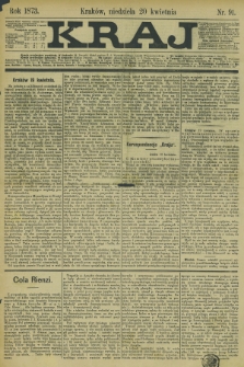 Kraj. 1873, nr 91 (20 kwietnia)