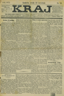 Kraj. 1873, nr 93 (23 kwietnia)