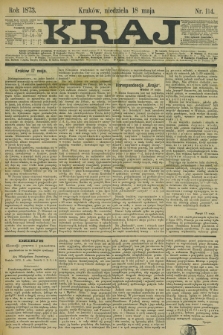 Kraj. 1873, nr 114 (18 maja)
