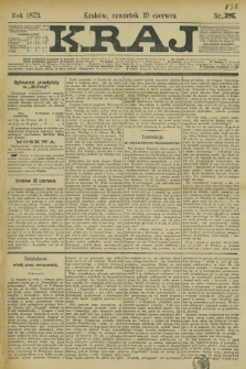 Kraj. 1873, nr 138 (19 czerwca)