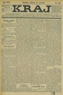 Kraj. 1873, nr 140 (21 czerwca)