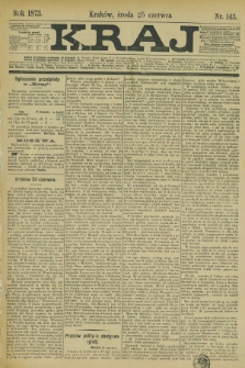Kraj. 1873, nr 143 (25 czerwca)