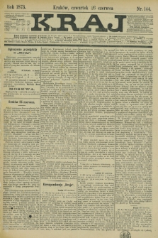 Kraj. 1873, nr 144 (26 czerwca)