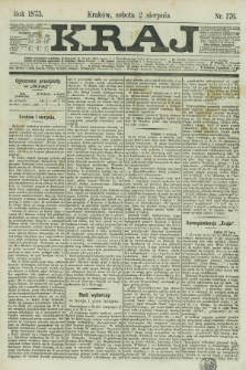 Kraj. 1873, nr 176 (2 sierpnia)