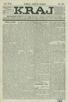 Kraj. 1873, nr 185 (13 sierpnia)