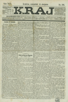 Kraj. 1873, nr 186 (14 sierpnia)
