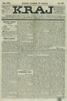 Kraj. 1873, nr 197 (28 sierpnia)