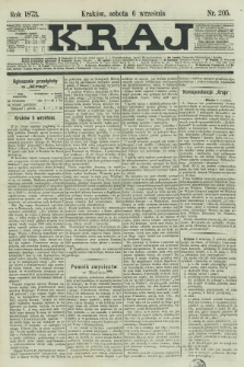 Kraj. 1873, nr 205 (6 września)