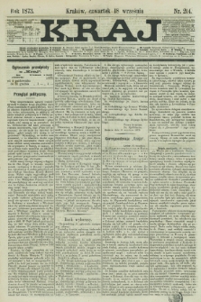 Kraj. 1873, nr 214 (18 września)