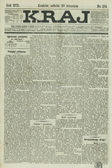 Kraj. 1873, nr 216 (20 września)
