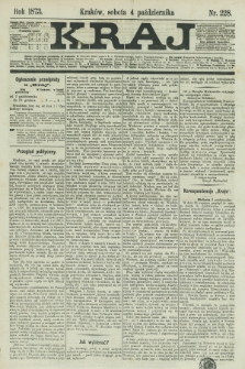 Kraj. 1873, nr 228 (4 października)