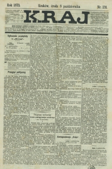 Kraj. 1873, nr 231 (8 października)